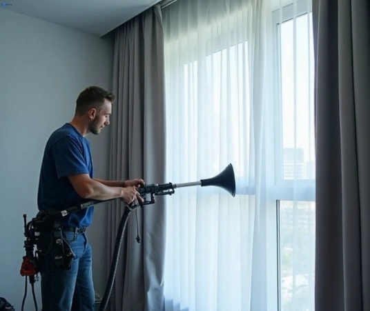 Professional drapes cleaning process tools Matty Curtain Cleaning kemblawarra-nsw